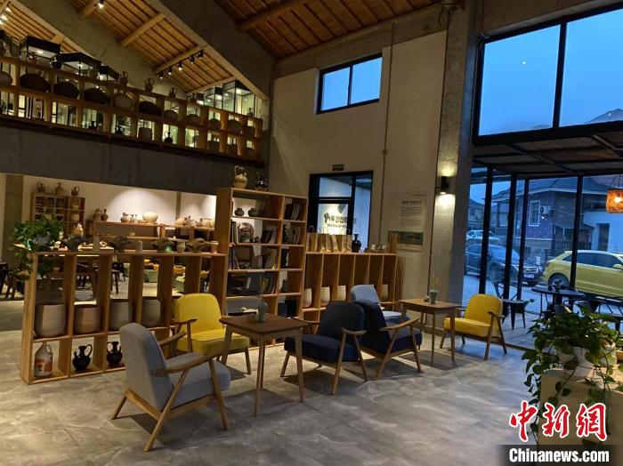 王军港的莫干山瓷印记研发体验馆 王军港供图 王军港的莫干山瓷印记研发体验馆 王军港供图